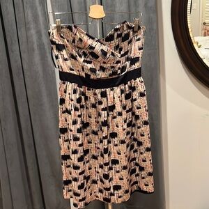 Burlap -Anthropologie- strapless dress